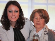 Ana María Muñiz con su 