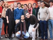 Varios miembros de Nuevas Generaciones de Mieres