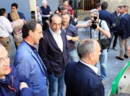 Mercedes Fernández, Carlos Galcerán, Lito Rodriguez, Fernando Goñi y Cuervas Mons