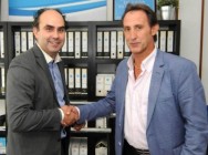 Damián de Luis y Lito Rodríguez, Secretario General y Presidente del PP de Mieres respectivamente