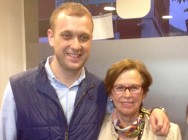 Pablo Pire con nuestra compañera Chelo