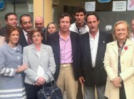 Con Carlos Floriano en su visita a Mieres