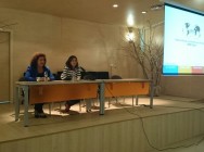 Silvia Junco, Presidenta de la Comisión de Igualdad del PP de Asturias y Esperanza Onís, ponente de la charla