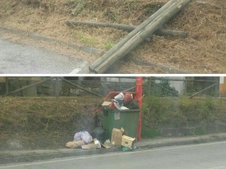 Abandono en la zona de Peñule