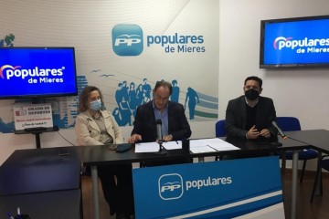 El PP de Mieres pide una rectificación de sus palabras a Alfredo Canteli