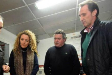 El club deportivo Santa Marina y Hunosa estrechan su colaboración en Ablaña