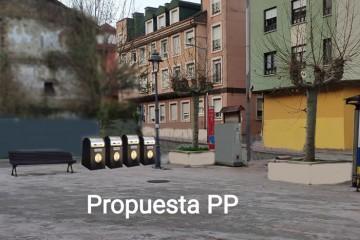 El debate sobre los contenedores soterrados regresa a Mieres con el PP